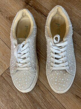 Betsey Johnson Pearled Shoes